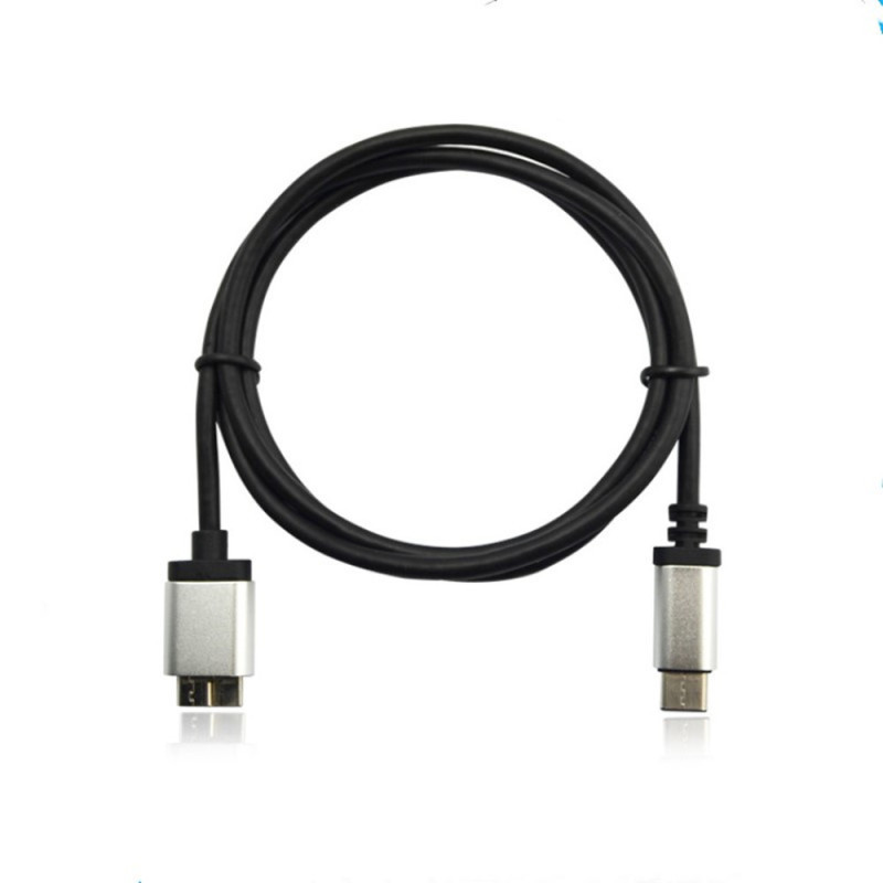 USB Type C – Micro B 3.1 mobil merevlemez kábel Gyors töltés MacBook laptophoz HDD Gyors adatátviteli okostelefon MicroB vezetékes kábel