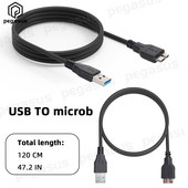 1,2 metra USB 3.0 A muški na mikro B muški za Canon 5DSR 5D4 brzu kameru USB3.0 SLR podatkovni kabel za mrežno snimanje