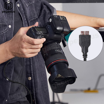 1,2 μέτρα USB 3.0 A Male σε Micro B Αρσενικό για Canon 5DSR 5D4 κάμερα υψηλής ταχύτητας USB3.0 Καλώδιο δεδομένων SLR λήψης online