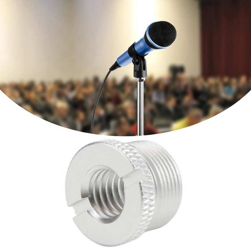 3/8 in ženski na 5/8 in muški mikrofonski vijak 3/8 inčni ženski na 5/8 inčni muški vijci Adapter za navoj za stalak za mikrofon