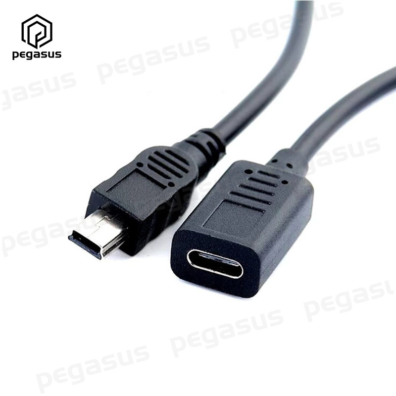 Mini USB 5 érintkezős C típusú nagysebességű adatkábellel