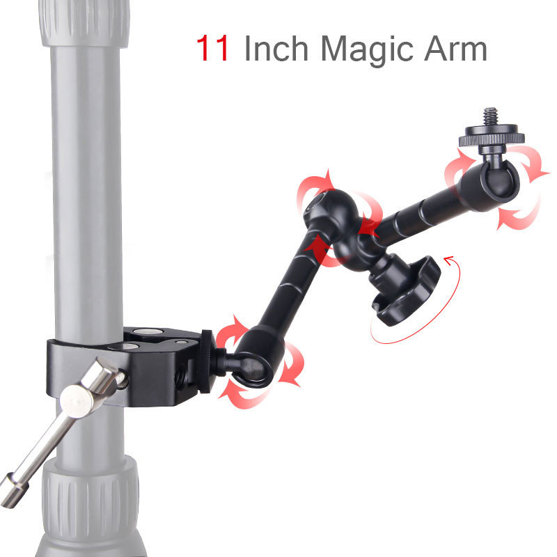 Metalna zglobna magična ruka Super Clip Crab Stezaljka za bljeskalicu LCD monitor LED video svjetlo SLR DSLR Dodatak za fotoaparat