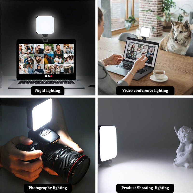 KIMRIG Professional W64 Mini džepna fotografska rasvjeta Vlog Video lampa Smartphone DSLR kamera LED svjetlo za ispunu