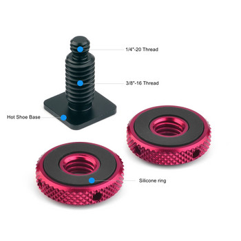 Адаптер за монтиране на гореща обувка на фотоапарата към 1/4\