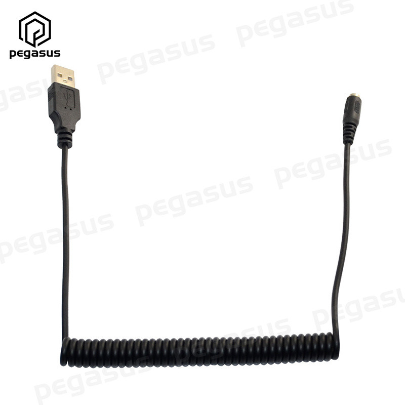 USB 2.0 A muški na 3,5 mm * 1,35 mm ženski DC pretvarač utičnica utikač CCTV DVR kabel 1,5 metara
