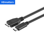 USB C na Micro B 3.0 kabel 5Gbps Type C vanjski tvrdi disk kabel za WD Seagate Samsung Toshiba Lacie prijenosni HDD pogon
