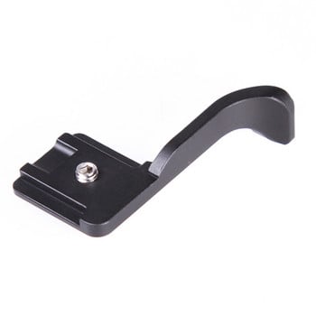 Foleto Camera Hot Shoe Thumb Up Grip Μεταλλική λαβή δακτύλου Αντίχειρας για leica Fujifilm X10 X100 E1 Olympus E-P1 PL3 PM2 canon EOS M