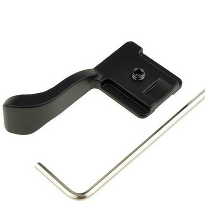 „Foleto“ fotoaparato „Hot Shoe“ nykščiu aukštyn rankena Metalinė piršto rankena Nykštis, skirta leica Fujifilm X10 X100 E1 Olympus E-P1 PL3 PM2 canon EOS M