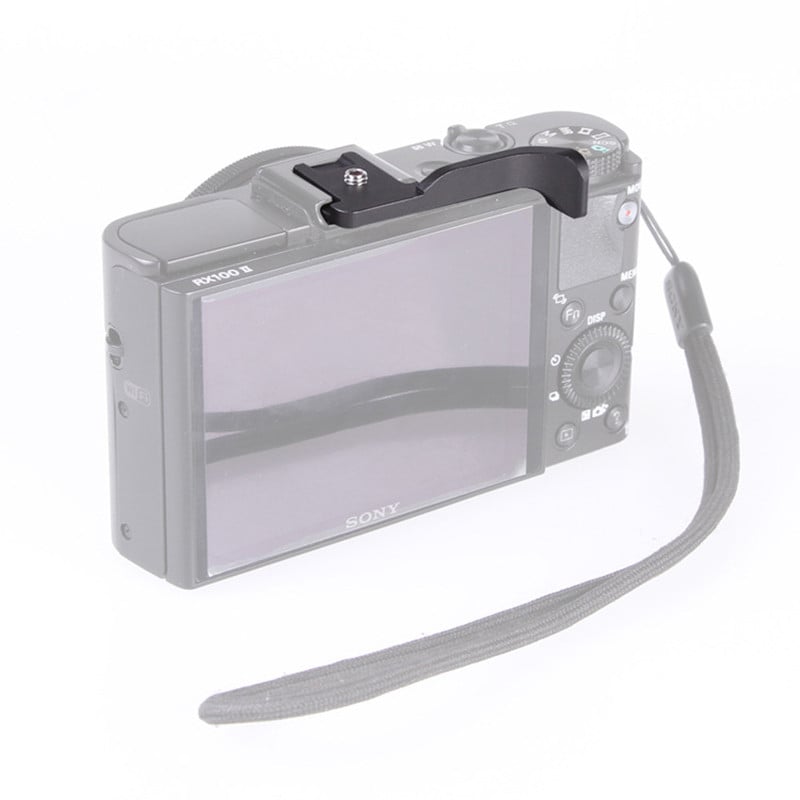 „Foleto“ fotoaparato „Hot Shoe“ nykščiu aukštyn rankena Metalinė piršto rankena Nykštis, skirta leica Fujifilm X10 X100 E1 Olympus E-P1 PL3 PM2 canon EOS M