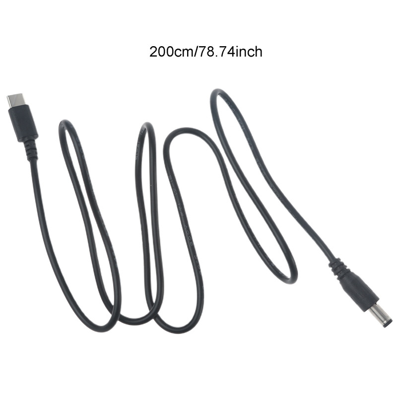 2m tipa C PD kabel za napajanje 12V 5.5x2.1mm za zvučnik bežičnog usmjerivača M76A