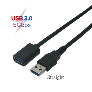 USB 3.0 ъгъл 90 градуса удължителен кабел мъжки към женски адаптерен кабел Предаване с кабели надясно/наляво/нагоре/надолу