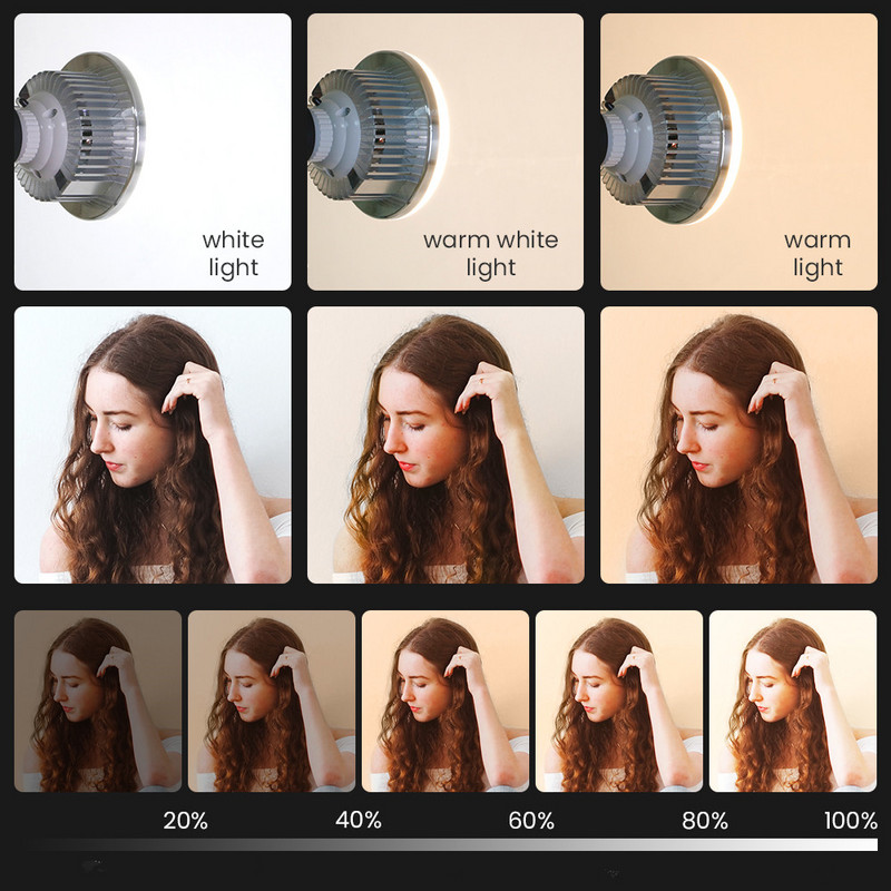 E27 baza 5500K-3200K žarulja za dnevno svjetlo za fotografije Sjajna lampa za dopunu foto studija za softbox fotografsko snimanje fotografija i videa