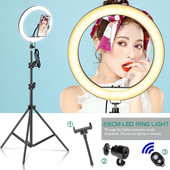 10 inch Selfie Ring Fotografie Inel Lampă Iluminare cu trepied LED Inel Lumină pentru Smartphone Youtube Machiaj Video Studio
