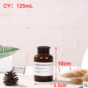 Nordic Style Retro Átlátszó Barna Üveg Hálószoba Váza Asztali fotózás Kiegészítők Stúdió Fotó Háttér Dísz