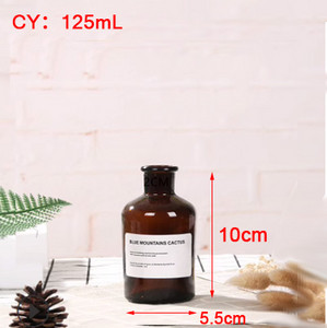 Nordic Style Retro Átlátszó Barna Üveg Hálószoba Váza Asztali fotózás Kiegészítők Stúdió Fotó Háttér Dísz