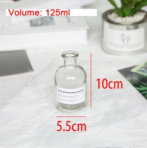 Nordic Style Retro Átlátszó Barna Üveg Hálószoba Váza Asztali fotózás Kiegészítők Stúdió Fotó Háttér Dísz