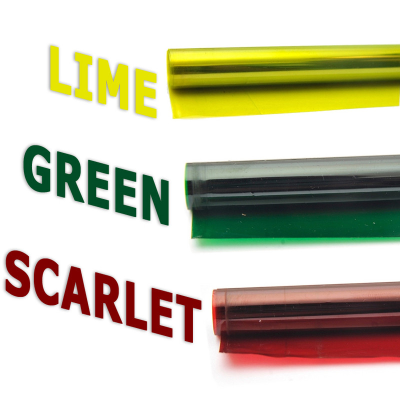 Professzionális 40 * 50 cm-es 15,7 * 19,6 hüvelykes papírzselé színszűrő színpadi világításhoz, vörös hajú fény