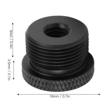 Адаптер за стойка за микрофон 1/4 инча женски към 5/8 инча мъжки адаптер за винтова резба за камера, монитор, стойка за микрофон, статив, стойка за светлина