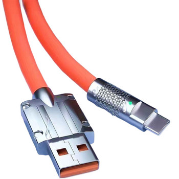 6A супер бързо зареждане 120W USB тип C кабел 6A бързо зареждане Мощен и издръжлив материал