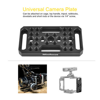 Video Switching Cheese Plate Camera Easy Plate for Railblocks, Dovetails Short Rods For DSLR Camera Cage Rig Expansion Монтаж