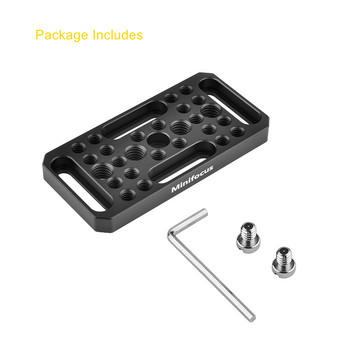 Video Switching Cheese Plate Camera Easy Plate for Railblocks, Dovetails short Rods for DSLR Camera Cage Rig Expansion Mounting