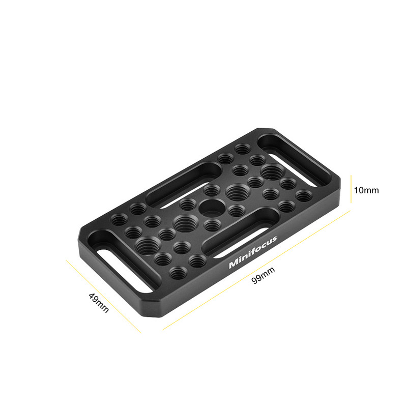 Comutare video Placă de brânză Camera Placă ușoară pentru blocuri de șine, cozi de rândunică Tije scurte pentru montaj de expansiune cușcă pentru camera DSLR