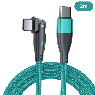 180 Rotate USB C do Type C kabel PD100W 60W kabel za brzo punjenje za Xiaomi POCO Oneplus Huawei mobilni mobitel MacBook žica