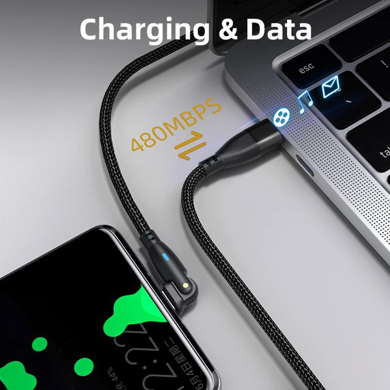 180 Rotate USB C do Type C kabel PD100W 60W kabel za brzo punjenje za Xiaomi POCO Oneplus Huawei mobilni mobitel MacBook žica