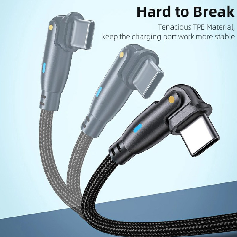 180 Rotate USB C do Type C kabel PD100W 60W kabel za brzo punjenje za Xiaomi POCO Oneplus Huawei mobilni mobitel MacBook žica
