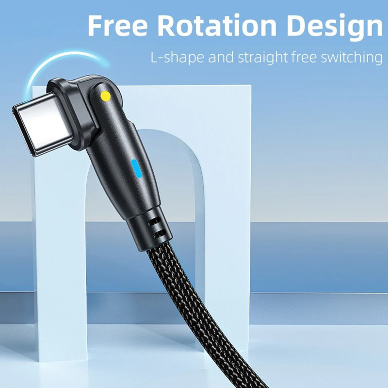 180 Rotate USB C do Type C kabel PD100W 60W kabel za brzo punjenje za Xiaomi POCO Oneplus Huawei mobilni mobitel MacBook žica