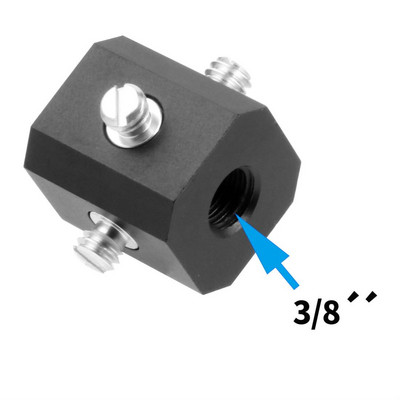 Șurub adaptor 1/4 până la 3/8 pentru Suport aparat foto SLR Suport umbrelă Montare bliț Lumină inel Trepied Ballhead Accesorii studio foto