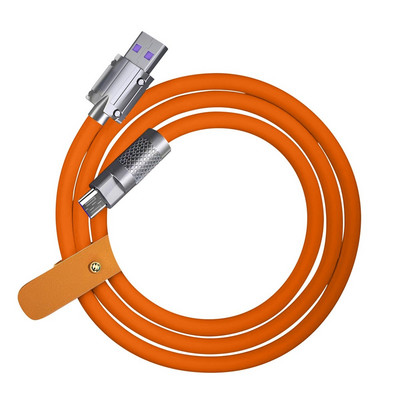 1m-2m 120w super brzi kabel za punjenje, metal, legura cinka, tekući silikon, mikro usb punjač, podatkovni kabel za Android