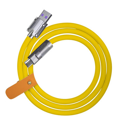 1m-2m 120w super brzi kabel za punjenje, metal, legura cinka, tekući silikon, mikro usb punjač, podatkovni kabel za Android