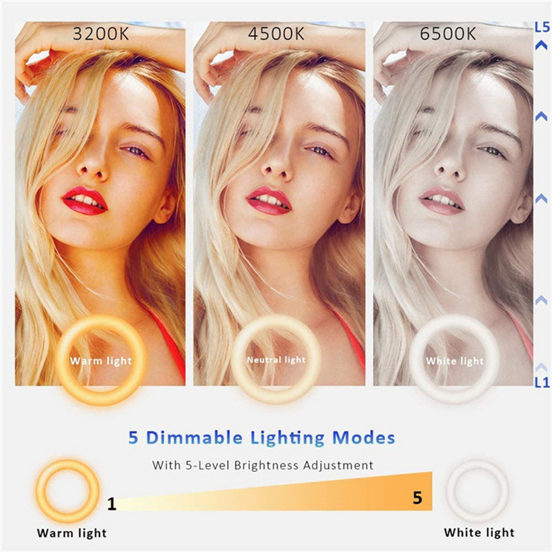 Nabíjateľné konferenčné osvetlenie s klipom na notebook, LED video svetlo, kancelárske osvetlenie pre hovory Zoom, živé vysielanie na Youtube