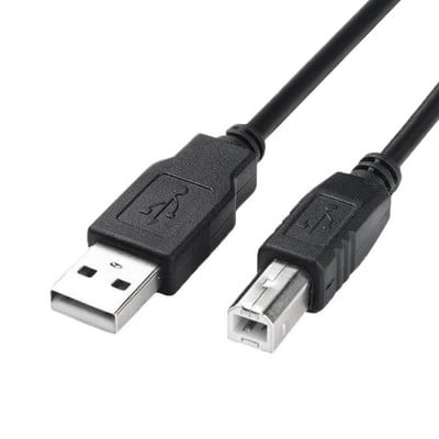 Kábel USB 2.0 pre tlačiareň, vysokorýchlostný predlžovací kábel pre tlačiareň Canon, HP, Epson, Brother, 1,5 m, 3 m, 5 m, typ A až typ B