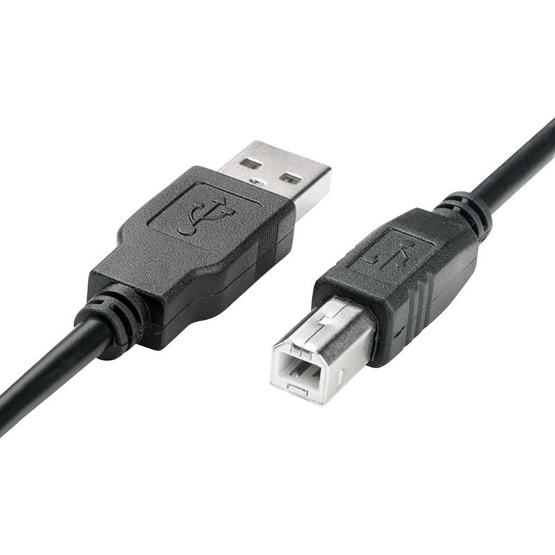 Kábel USB 2.0 pre tlačiareň, vysokorýchlostný predlžovací kábel pre tlačiareň Canon, HP, Epson, Brother, 1,5 m, 3 m, 5 m, typ A až typ B