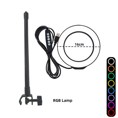 Fleksibilni nosač za monopod s LED prstenastom bljeskalicom Svjetlo za selfie za stativ Lazy Bracket