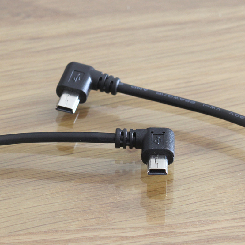 20 cm 0,2 m USB 2.0 muški na MINI USB 2.0 muški kutni kabel od 90 stupnjeva mini USB lijevi ili desni kutni kabel za punjenje podataka