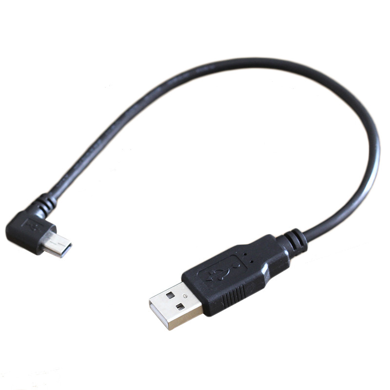 20 cm 0,2 m USB 2.0 muški na MINI USB 2.0 muški kutni kabel od 90 stupnjeva mini USB lijevi ili desni kutni kabel za punjenje podataka