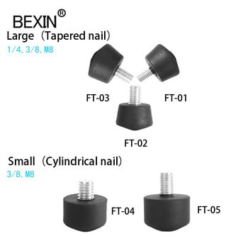 Гумени подложки за крака на монопод за статив 3/8 & M8 и 1/4 инча против хлъзгане, освобождаваща зона на статив за професионален монопод на статив