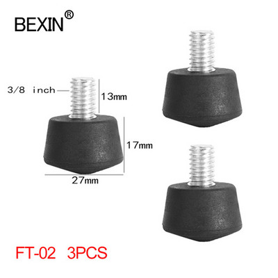 Gumeni jastučići za noge za stativ s monopodom 3/8 & M8 &1/4 inča, protuklizni jastučić za otpuštanje područja stativa za profesionalni monopod za stativ
