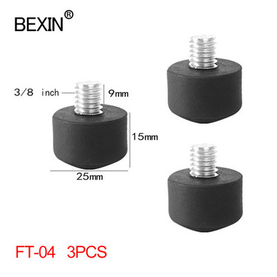 Gumeni jastučići za noge za stativ s monopodom 3/8 & M8 &1/4 inča, protuklizni jastučić za otpuštanje područja stativa za profesionalni monopod za stativ