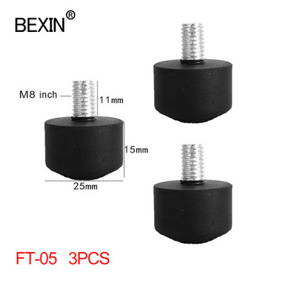 Gumeni jastučići za noge za stativ s monopodom 3/8 & M8 &1/4 inča, protuklizni jastučić za otpuštanje područja stativa za profesionalni monopod za stativ