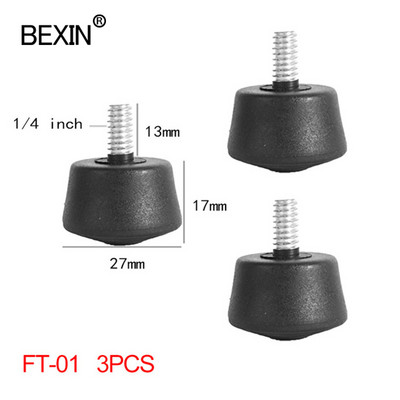 Gumeni jastučići za noge za stativ s monopodom 3/8 & M8 &1/4 inča, protuklizni jastučić za otpuštanje područja stativa za profesionalni monopod za stativ