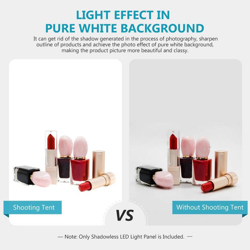 Neewer 15x15 inchi/38x38cm Panou de lumină LED pentru studio foto, lumină de umplere LED portabilă fără umbre cu adaptor de alimentare