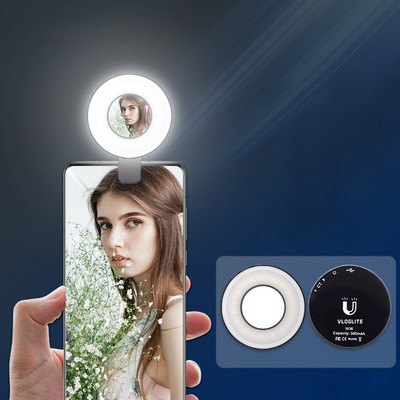 Магнитна лампа за селфи за мобилен телефон Led Ring Fill Light за Magsafe Iphone 12 13 14 11 10 Series Android Phone Light Акумулаторна