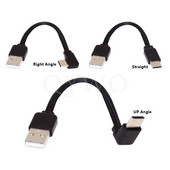 13 cm USB C na USB 2.0 90 stupnjeva Type-C gore dolje kutni podatkovni ravni tanak FPC FPV kabel za samsung s21 tvrdi disk tablet mobilni telefon