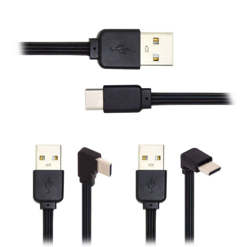 13 cm USB C na USB 2.0 90 stupnjeva Type-C gore dolje kutni podatkovni ravni tanak FPC FPV kabel za samsung s21 tvrdi disk tablet mobilni telefon