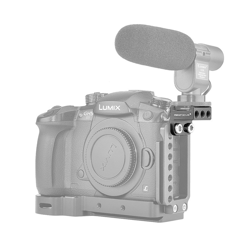 Hidegpapucs-rögzítő adapter 90°-os szögben DSLR fényképezőgéphez Rögzítse az oldalkerechez Gyorskioldó L konzollemez fogantyúja 1/4 hüvelykes csavar