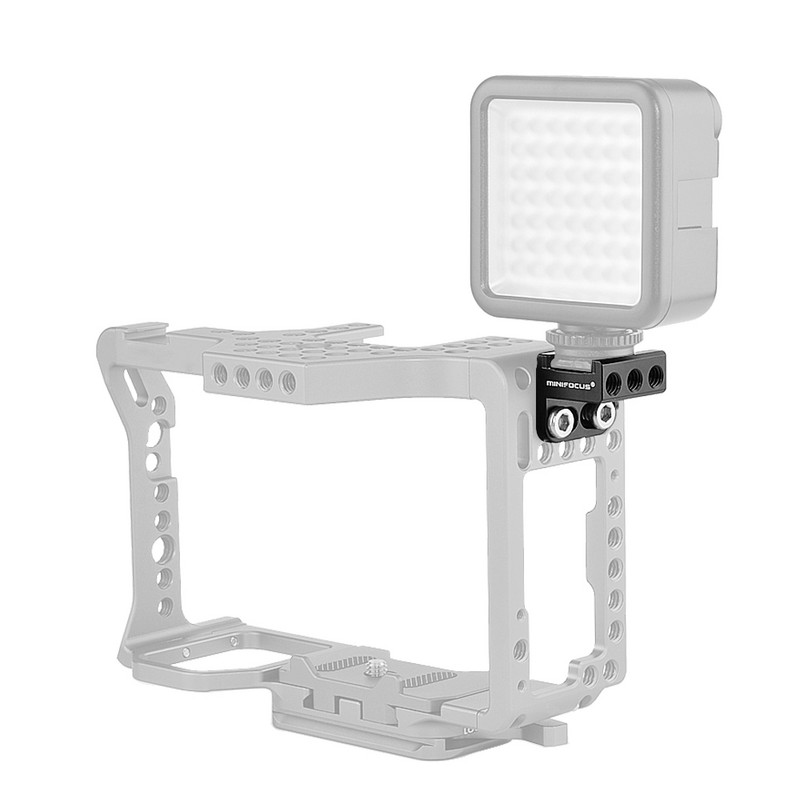 Hidegpapucs-rögzítő adapter 90°-os szögben DSLR fényképezőgéphez Rögzítse az oldalkerechez Gyorskioldó L konzollemez fogantyúja 1/4 hüvelykes csavar